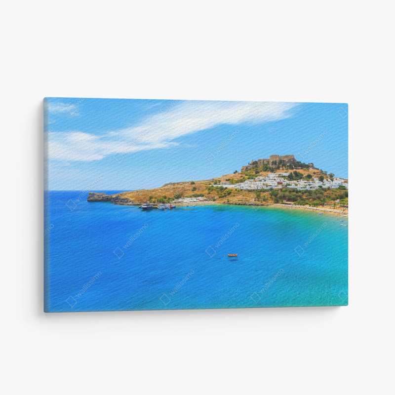 Leinwandbild Positano: buntes küstendorf an der Amalfiküste – Wallnifity®