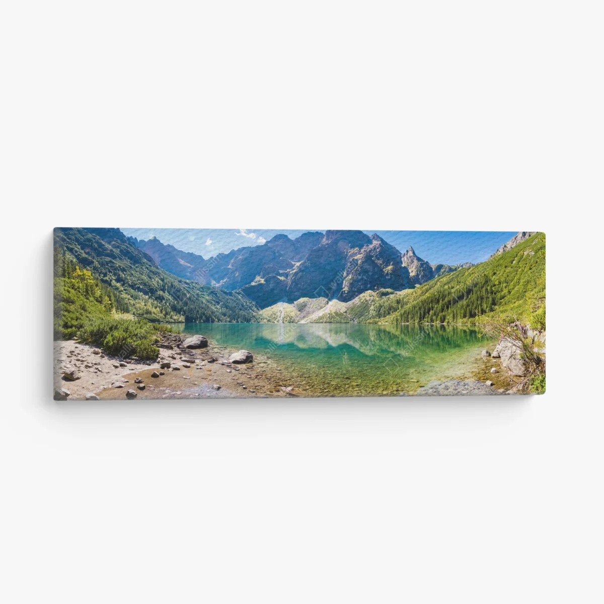 Leinwandbild ruhiger alpensee – Wallnifity®