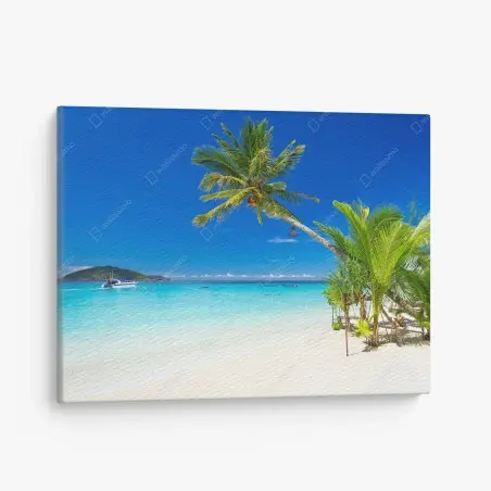 Leinwandbild tropischer strand in Thailand – Wallnifity®