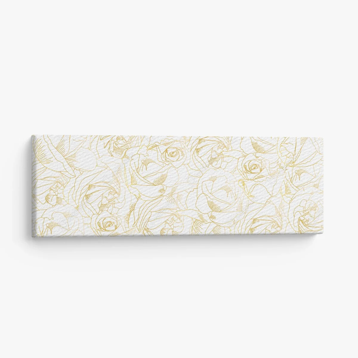 Leinwandbild goldene rosen linienzeichnung – Wallnifity® Leinwandbild goldene rosen linienzeichnung – Wallnifity®