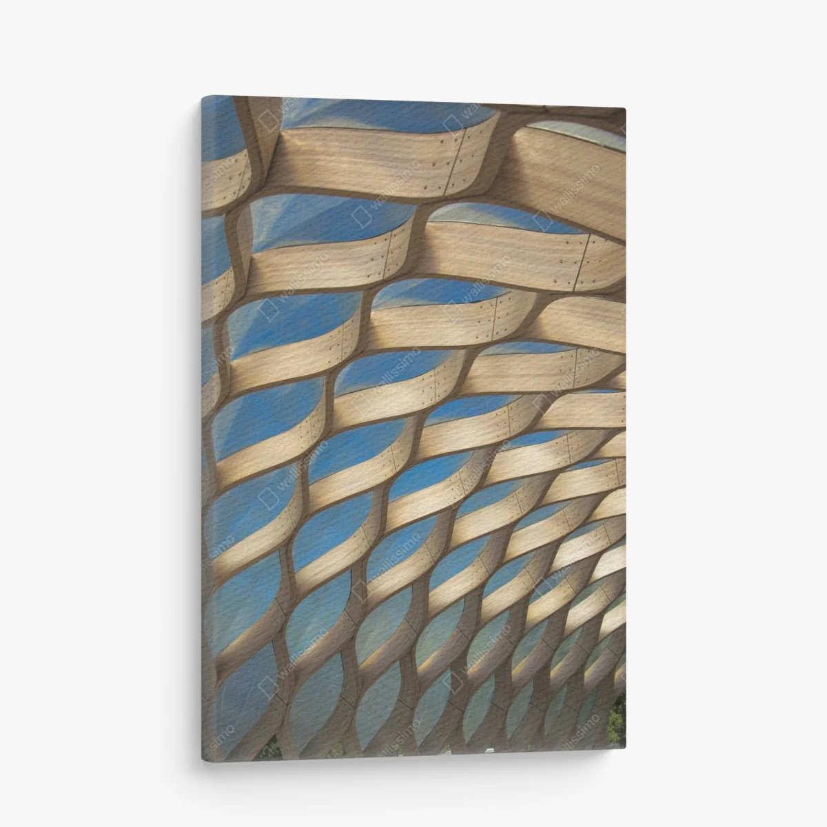Leinwandbild holzlamellen überdachung in Chicago – Wallnifity® Leinwandbild holzlamellen überdachung in Chicago – Wallnifity®