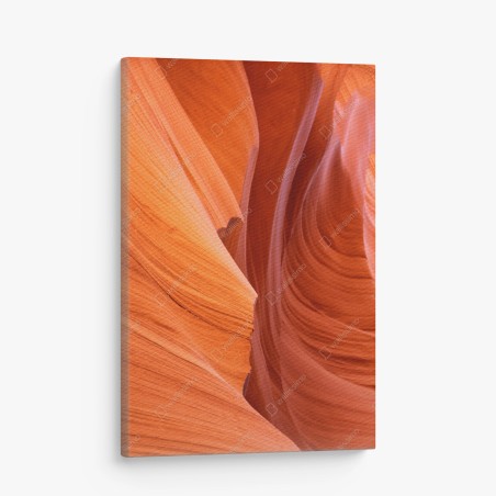 Leinwandbild warmer sandstein schlucht abstrakt – Wallnifity®