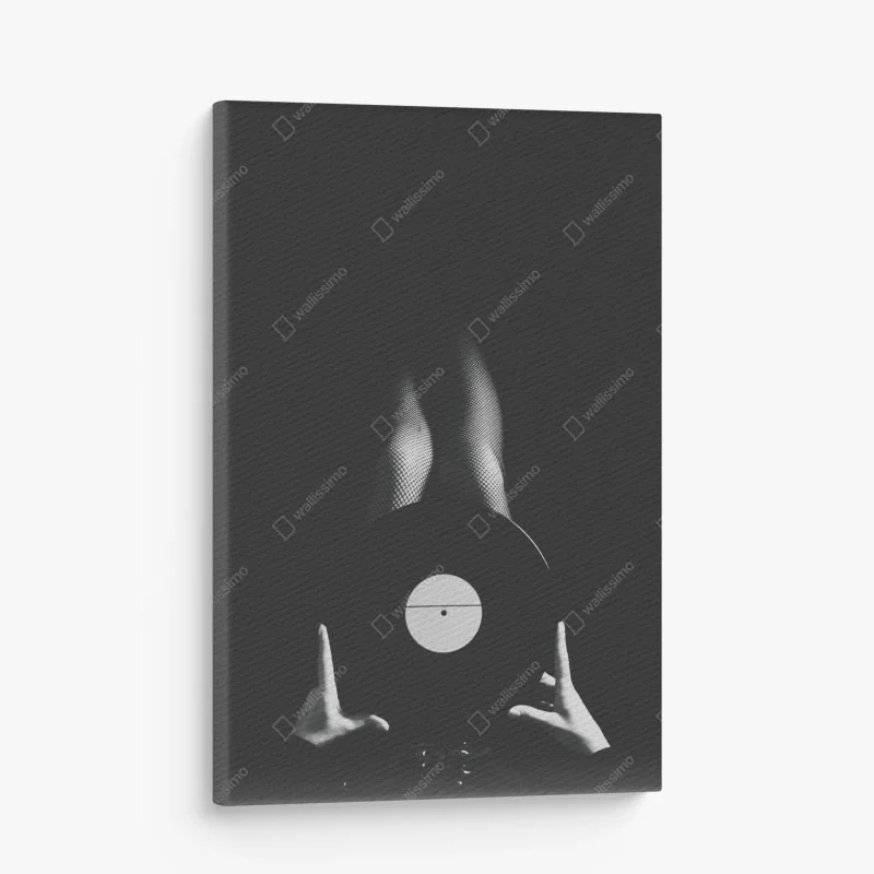 Leinwandbild ruhiger wasserfall im wald – Wallnifity®