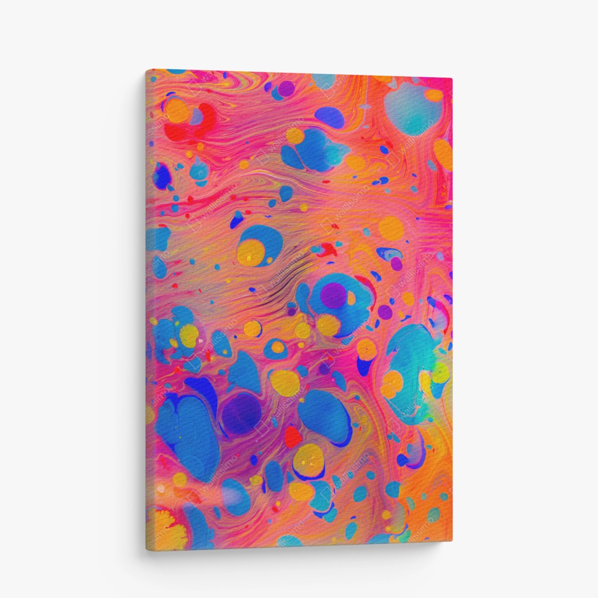 Leinwandbild osmanisches ebru marmormuster – Wallnifity®