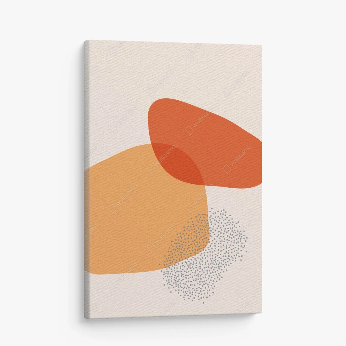 Leinwandbild warme abstrakte formen – Wallnifity® Leinwandbild warme abstrakte formen – Wallnifity®