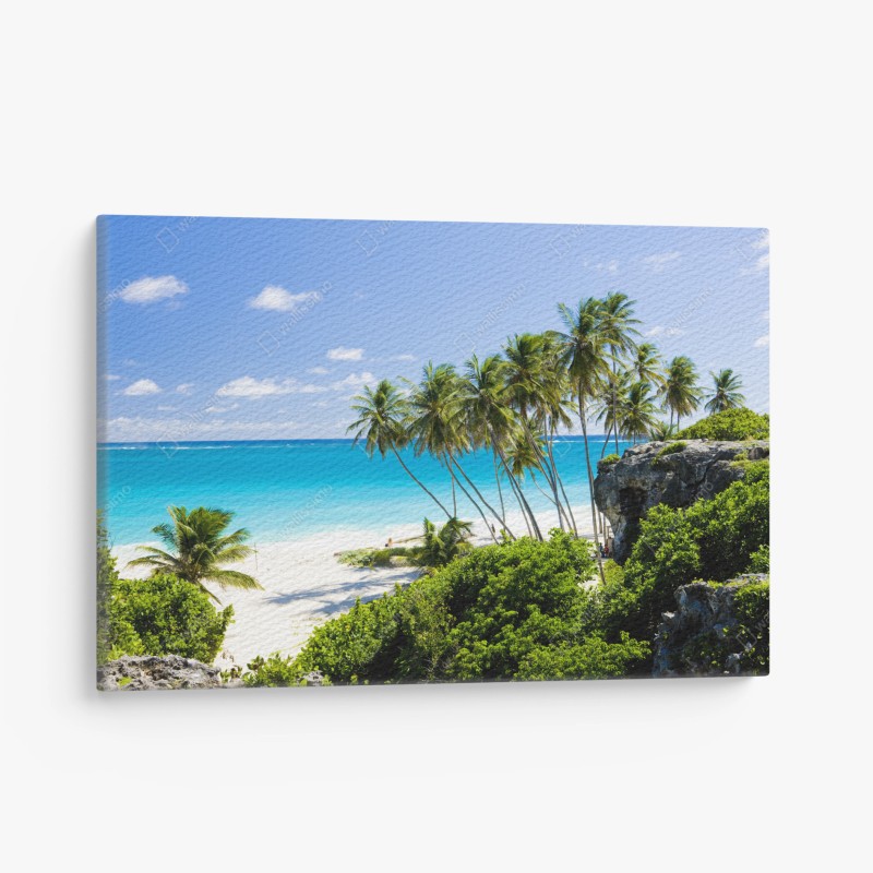 Leinwandbild verspieltes abstraktes memphis-muster – Wallnifity®