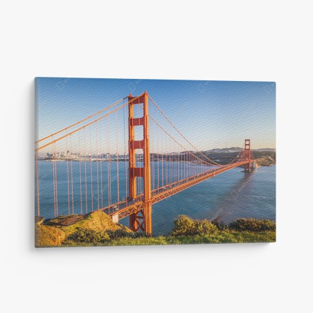 Leinwandbild panoramablick auf die Golden Gate Bridge – Wallnifity®