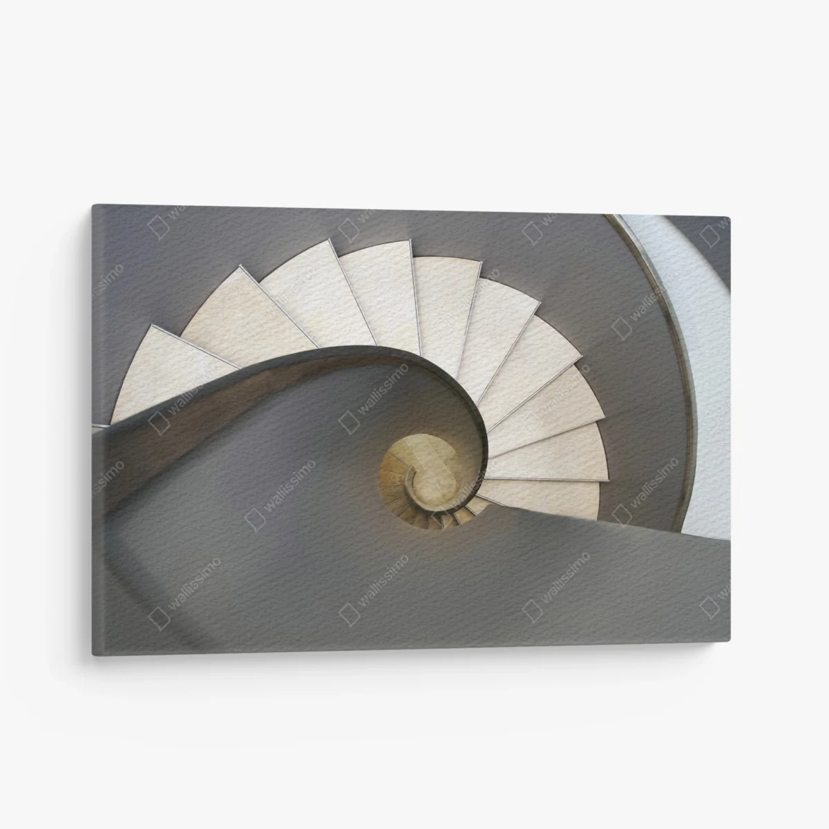 Leinwandbild spiraltreppe abstrakte komposition – Wallnifity®