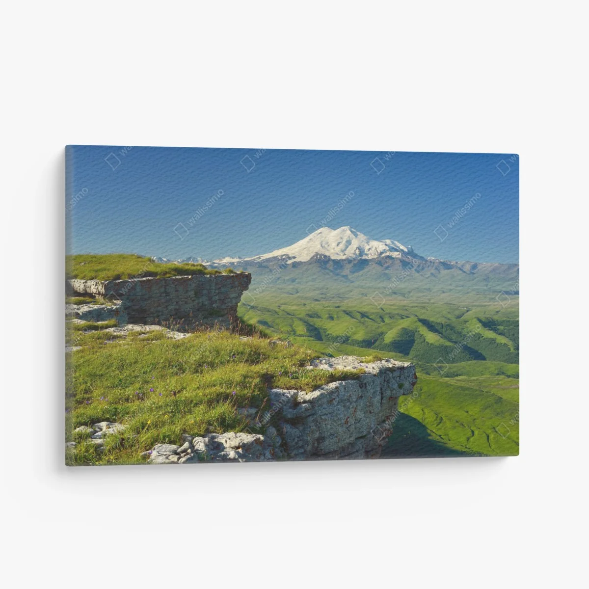 Leinwandbild majestätischer Elbrus am morgen – Wallnifity® Leinwandbild majestätischer Elbrus am morgen – Wallnifity®