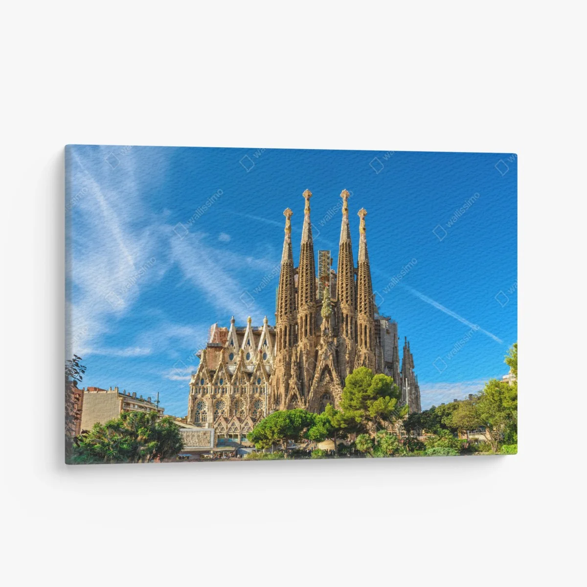 Leinwandbild Sagrada Familia in Barcelona – Wallnifity® Leinwandbild Sagrada Familia in Barcelona – Wallnifity®