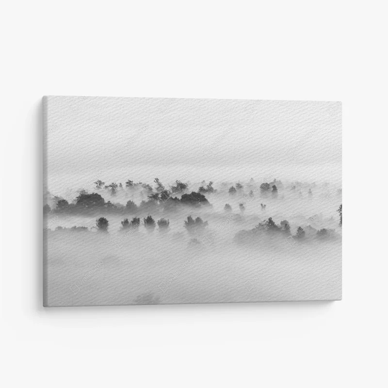 Leinwandbild lila leuchtturm an steiler küste – Wallnifity®