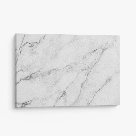 Leinwandbild weiße marmortextur mit grauen adern – Wallnifity®