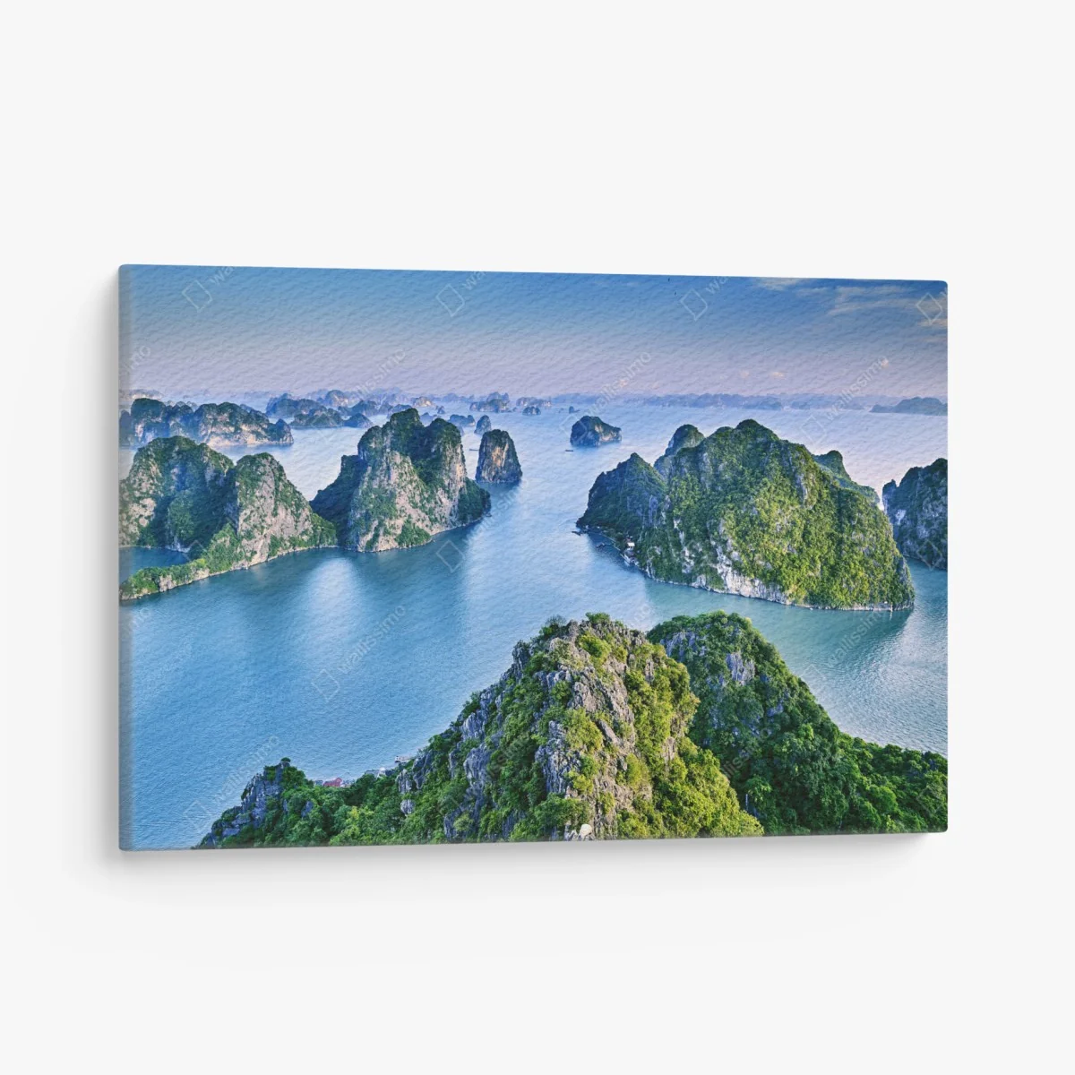 Leinwandbild Halong-Bucht panorama der kalksteininseln – Wallnifity®