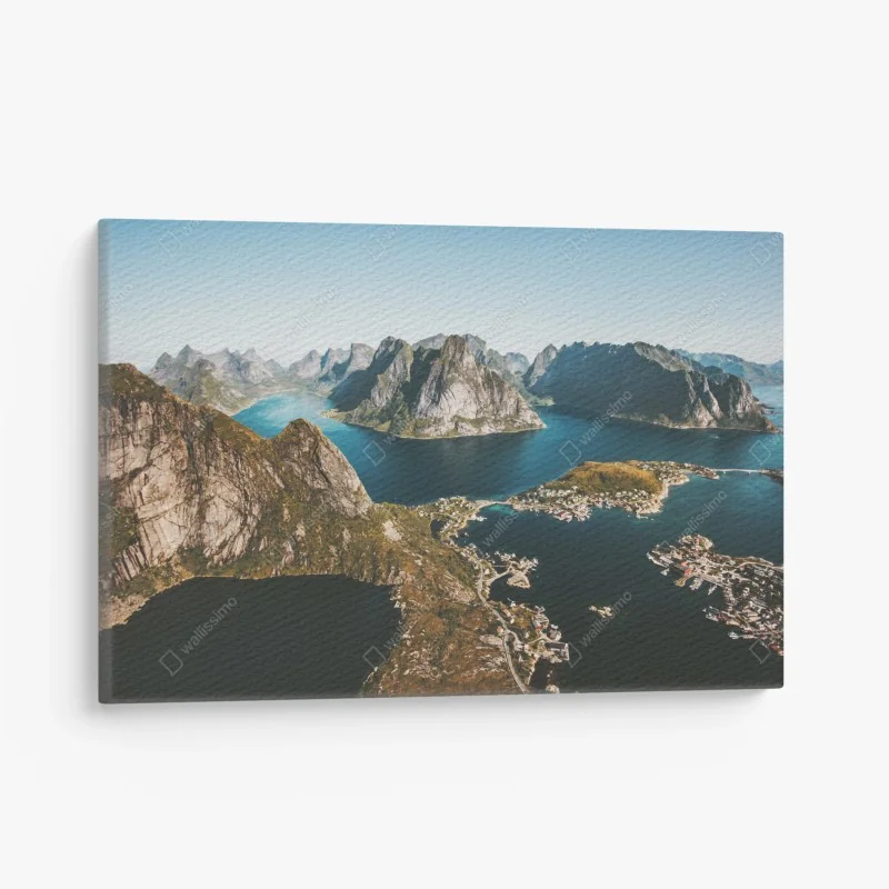 Leinwandbild majestätische fjordlandschaft