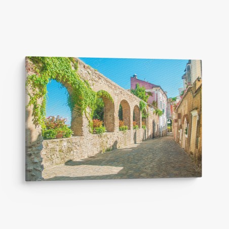 Leinwandbild sonnige bögen in Ravello – Wallnifity®