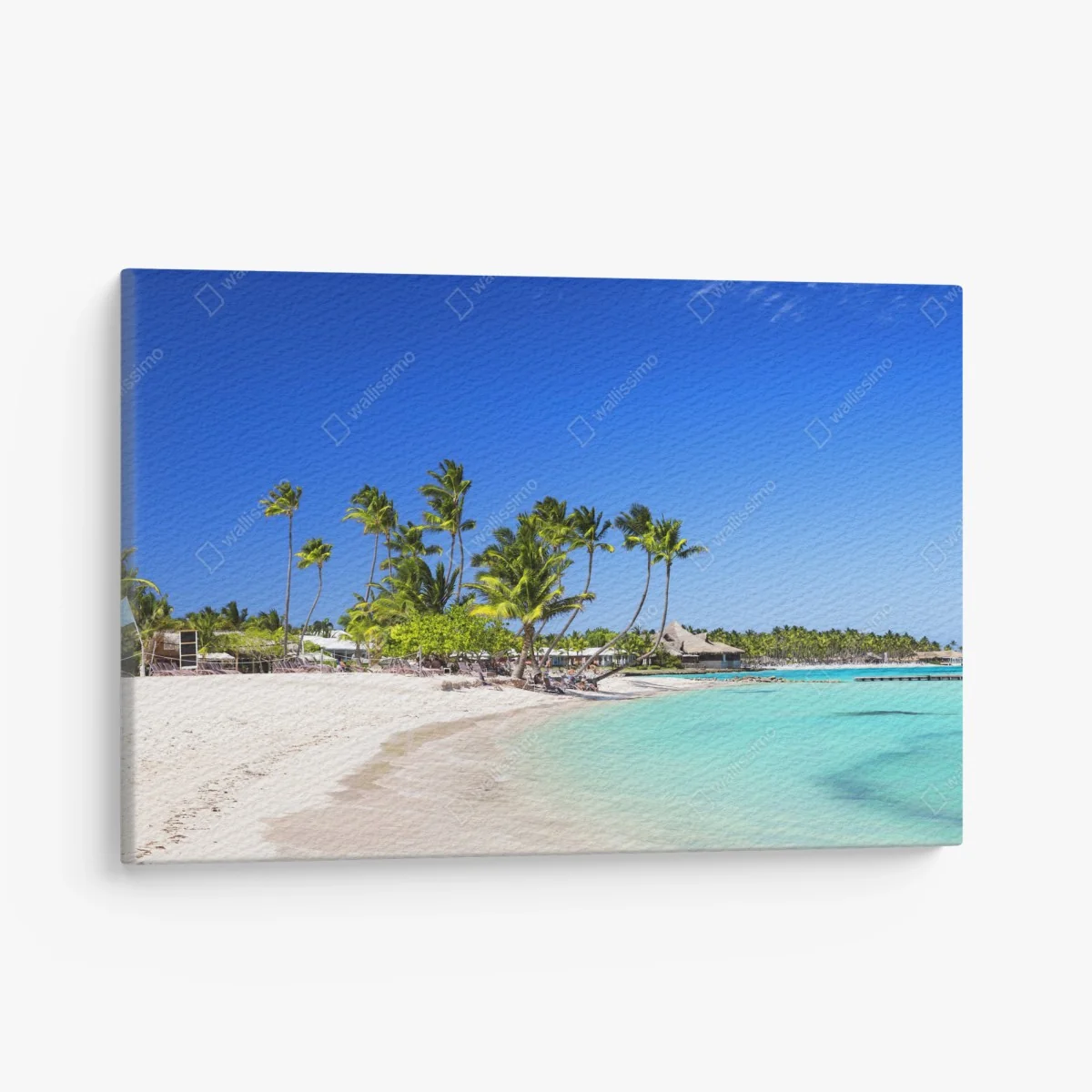 Leinwandbild tropischer strand in Cap Cana – Wallnifity®