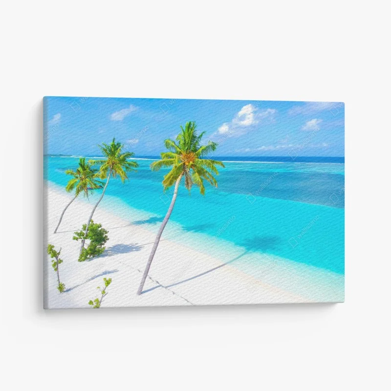 Leinwandbild pastelliges bergtal bei sonnenaufgang – Wallnifity®