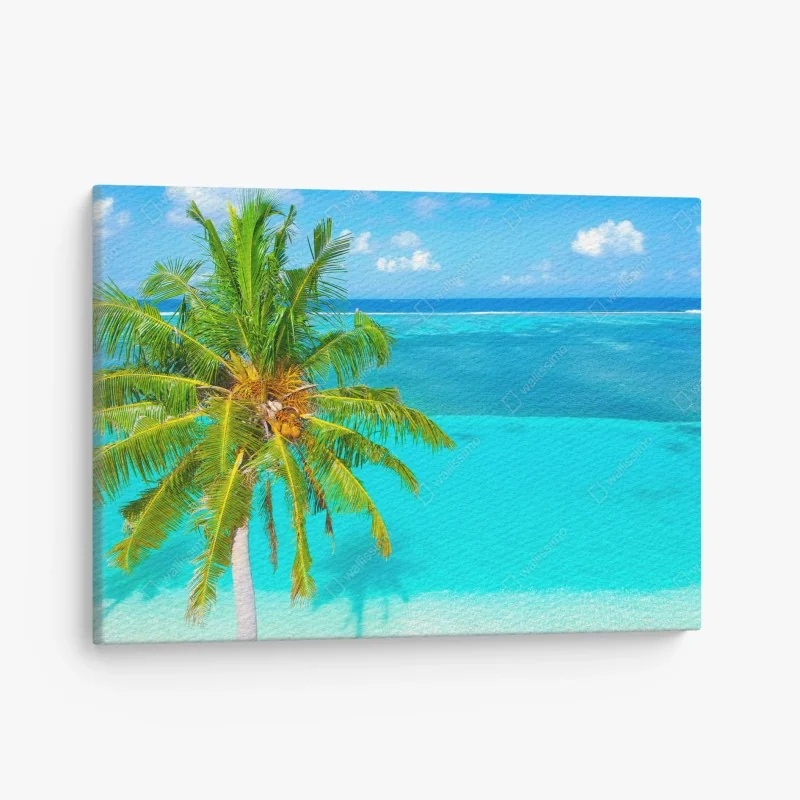 Leinwandbild verspieltes abstraktes memphis-muster – Wallnifity®