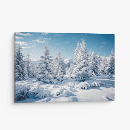 Leinwandbild winterruhe in den Karpaten – Wallnifity®