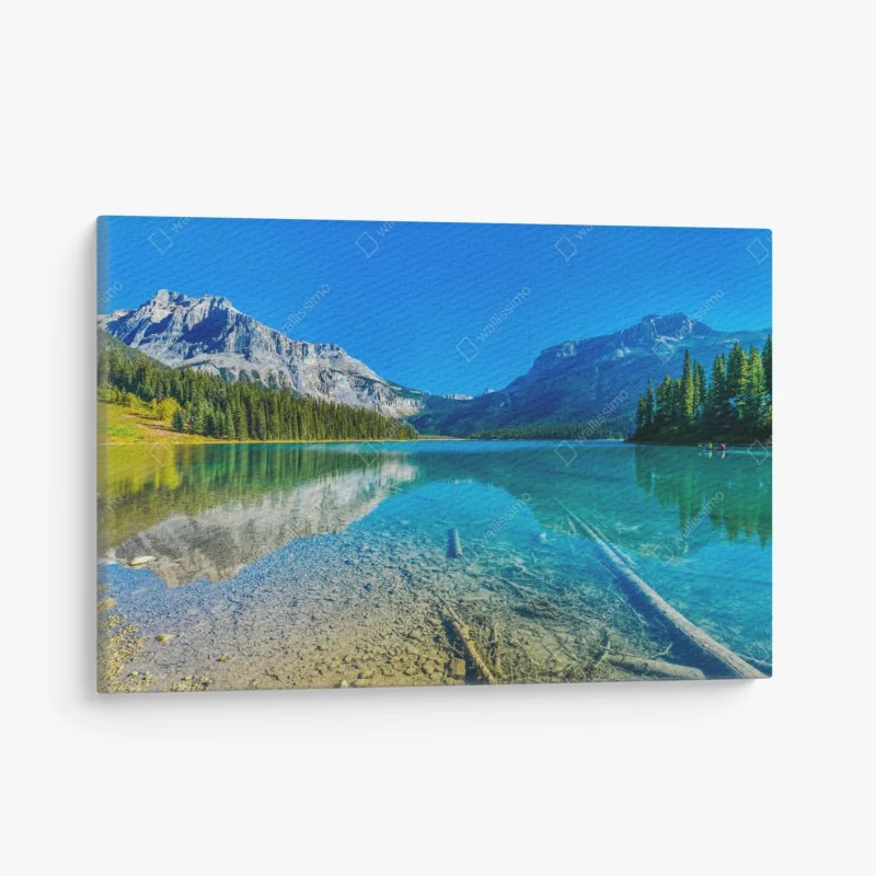 Leinwandbild pferde auf der bergwiese – Wallnifity®