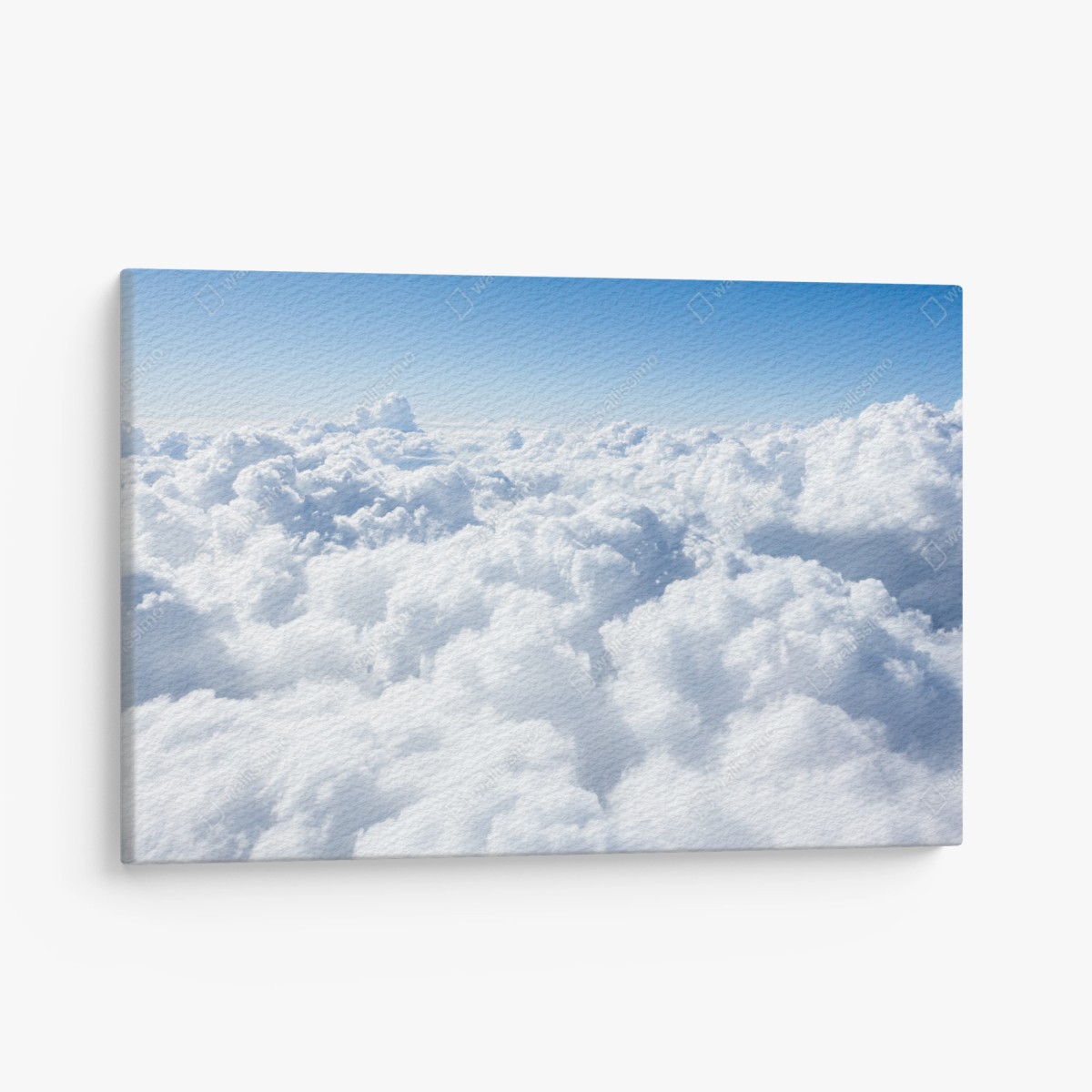 Leinwandbild ruhige wolkenlandschaft aus der luft – Wallnifity®