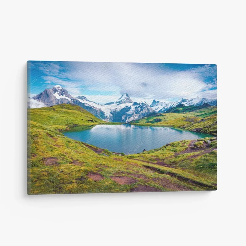 Leinwandbild monochrome gitarre nahaufnahme – Wallnifity®