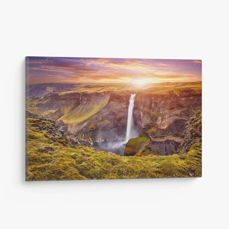 Leinwandbild Dubai skyline in der goldenen stunde – Wallnifity®