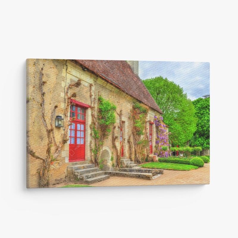 Leinwandbild lebendige abstrakte pop-art-komposition – Wallnifity®