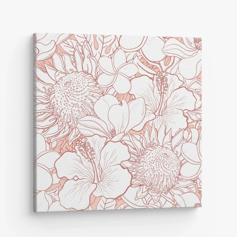 Leinwandbild leuchtende blaue chrysantheme nahaufnahme – Wallnifity®