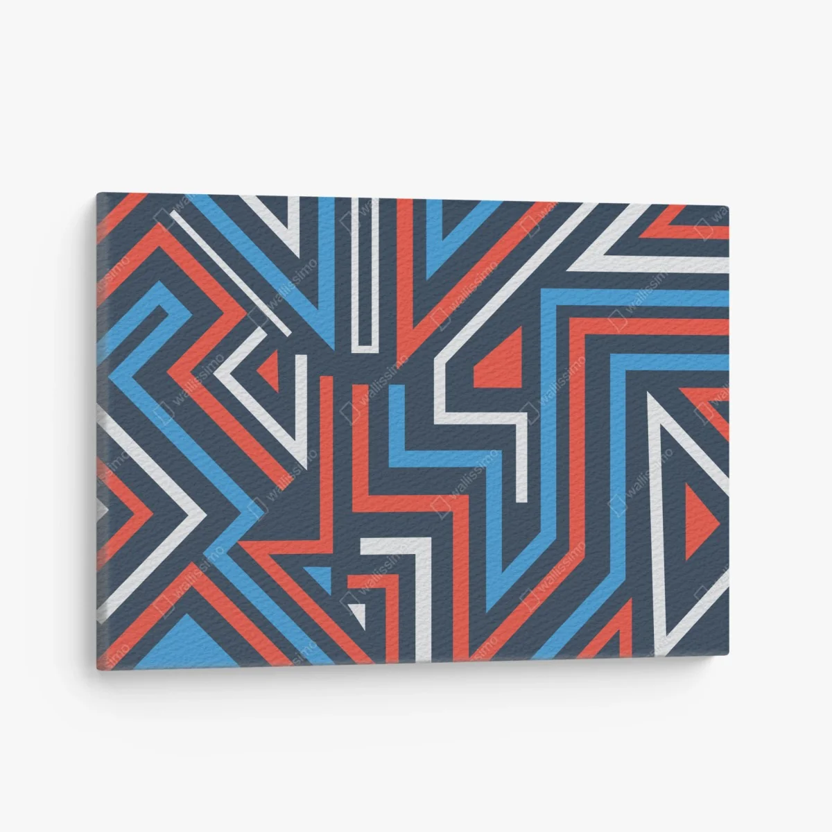 Leinwandbild fette geometrische linien – Wallnifity® Leinwandbild fette geometrische linien – Wallnifity®