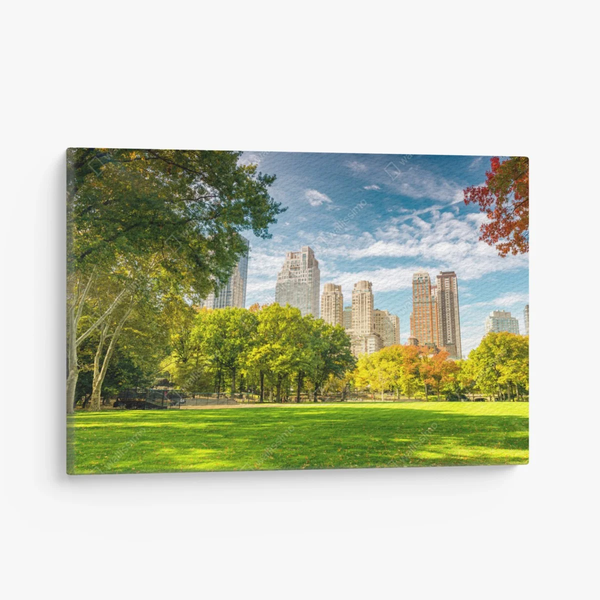 Leinwandbild Central Park herbst panorama – Wallnifity® Leinwandbild Central Park herbst panorama – Wallnifity®