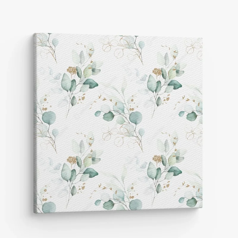 Leinwandbild türkise lagune mit insel und sandstrand – Wallnifity®