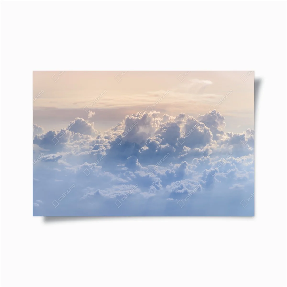 Poster sanfte wolken über dem blauen himmel – Wallnifity®