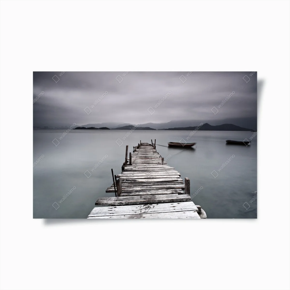 Poster ruhige seebrücke über stillem meer – Wallnifity® Poster ruhige seebrücke über stillem meer – Wallnifity®