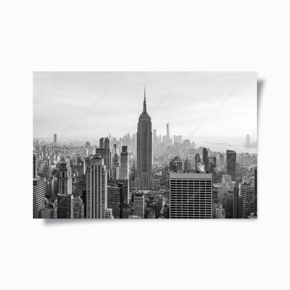 Poster New York skyline in schwarzweiß – Wallnifity®