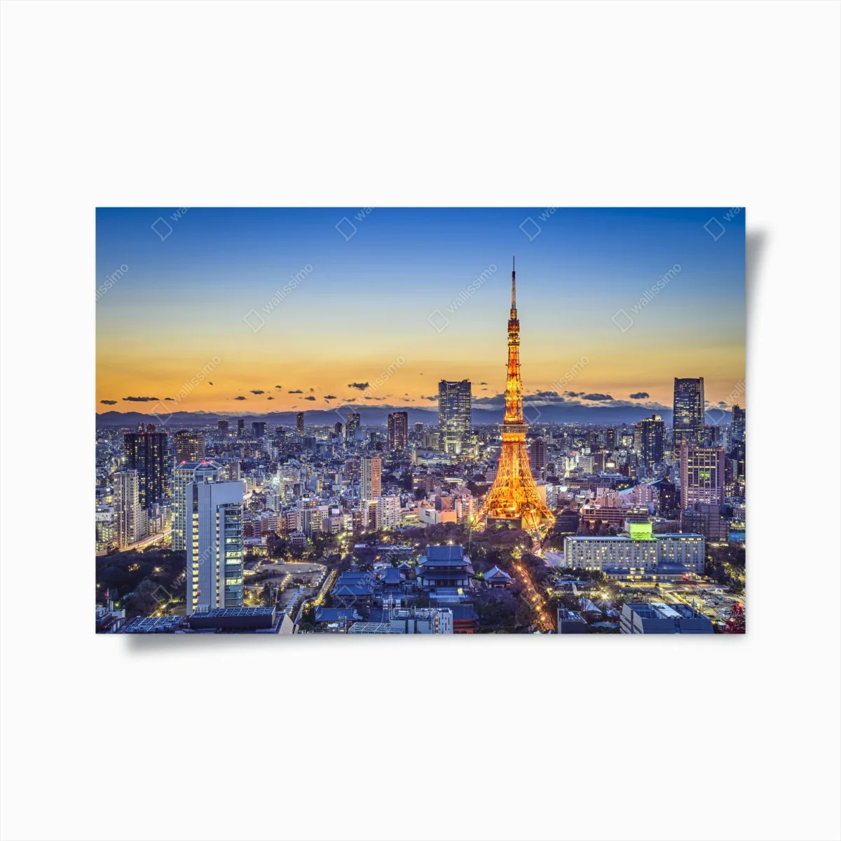 Poster Tokyo Tower bei dämmerung – Wallnifity®