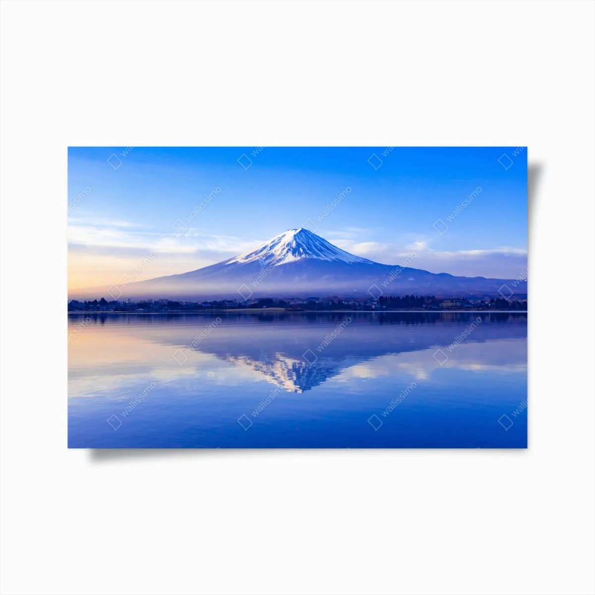 Poster Mount Fuji morgendliche reflexion über ruhigem see – Wallnifity® Poster Mount Fuji morgendliche reflexion über ruhigem see – Wallnifity®