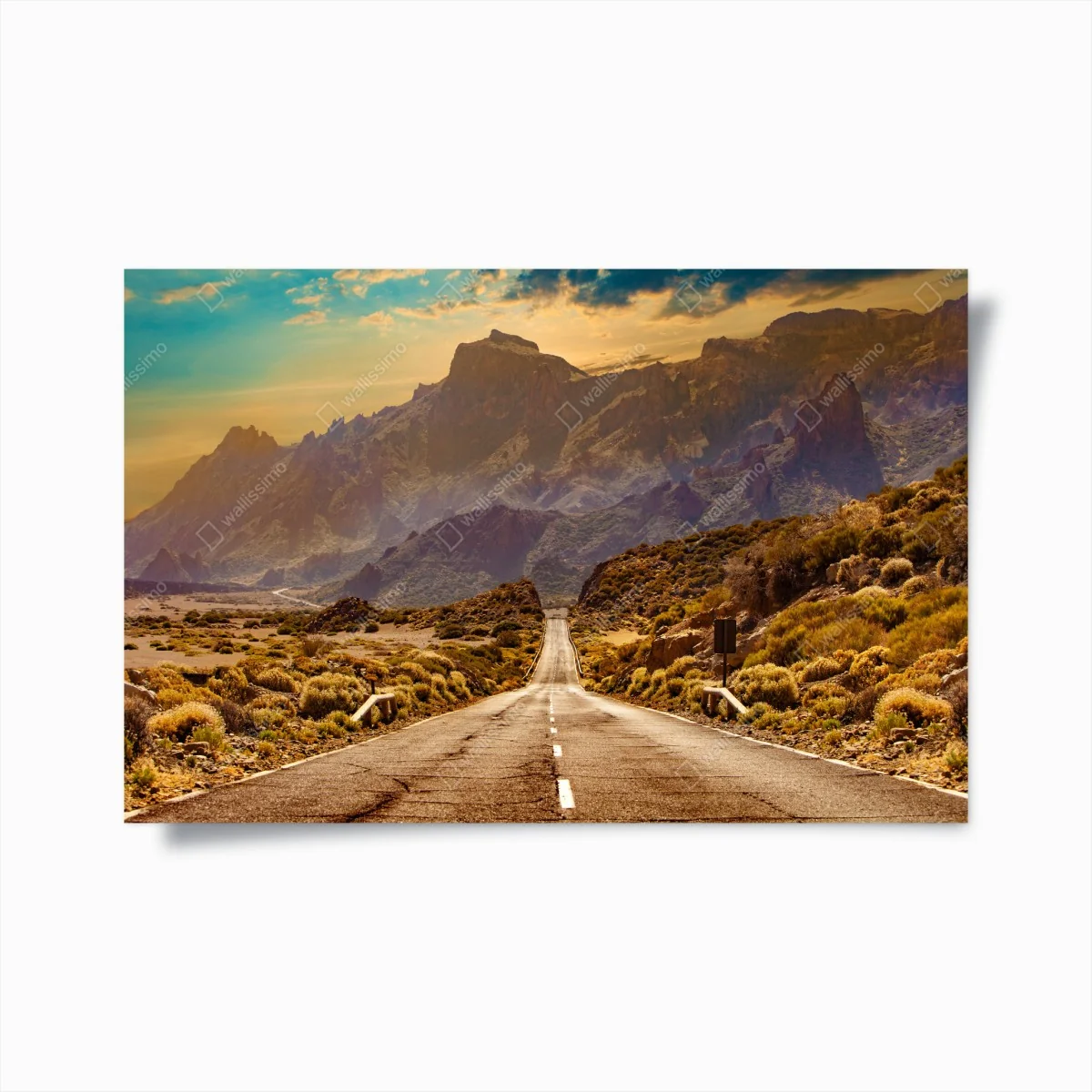 Poster straße in die berge auf Teneriffa – Wallnifity® Poster straße in die berge auf Teneriffa – Wallnifity®