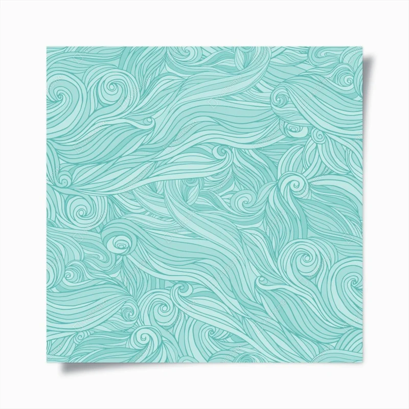 Poster türkis wellenmuster für das interieur – Wallnifity® Poster türkis wellenmuster für das interieur – Wallnifity®