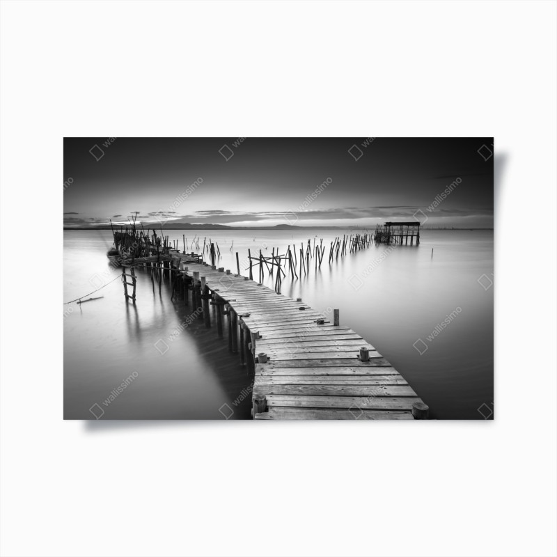 Poster schwarze marmortextur – Wallnifity®