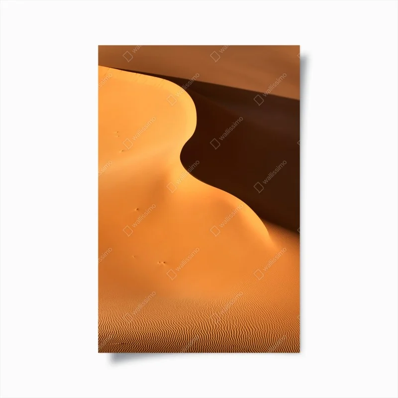 Poster goldene dünenkurven – Wallnifity® Poster goldene dünenkurven – Wallnifity®