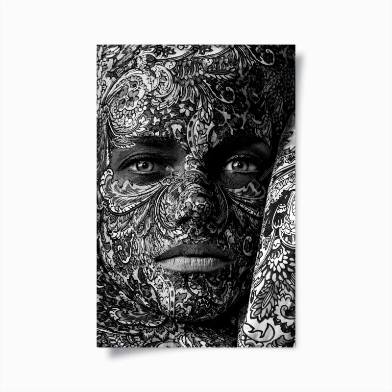 Poster sonnige kopfsteinpflastergasse – Wallnifity®