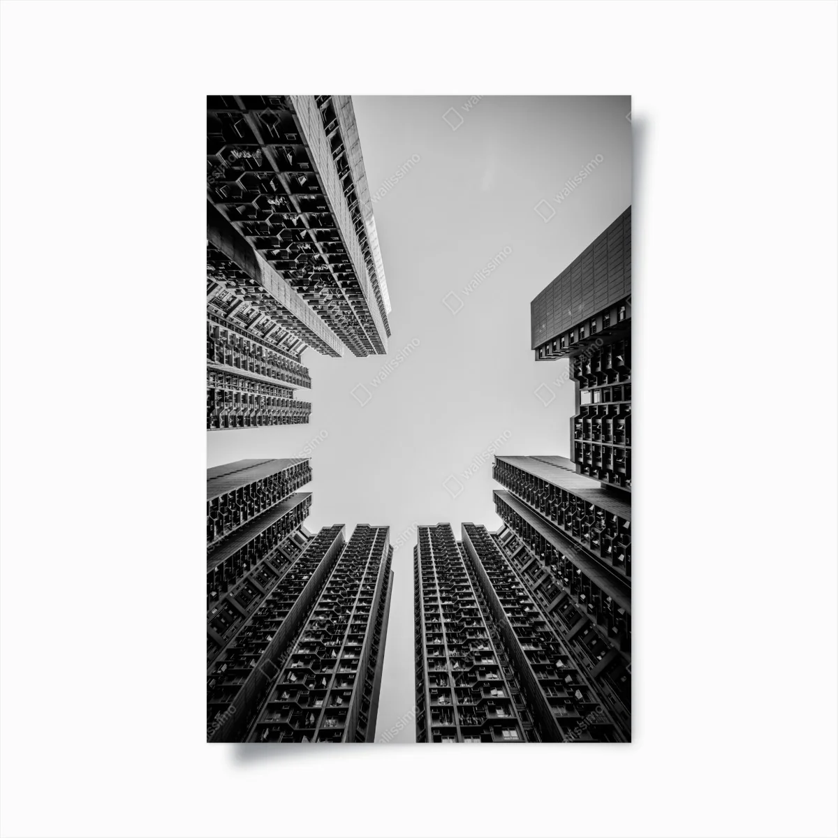 Poster städtische perspektive hochhäuser – Wallnifity® Poster städtische perspektive hochhäuser – Wallnifity®