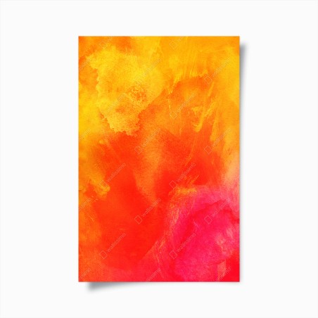 Poster lebendiger oranger abstrakter verlauf – Wallnifity®