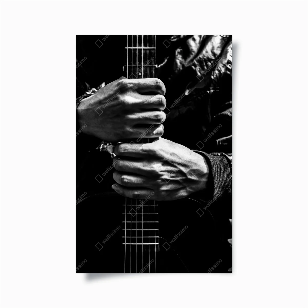 Poster hände am gitarrenhals – Wallnifity®