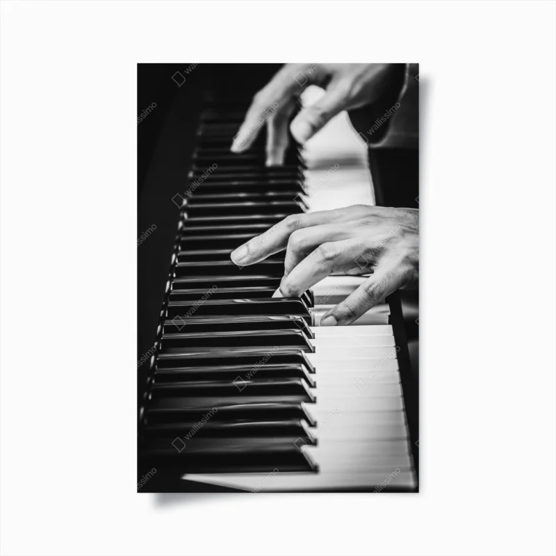 Poster pastell tropisches blattmuster – Wallnifity®