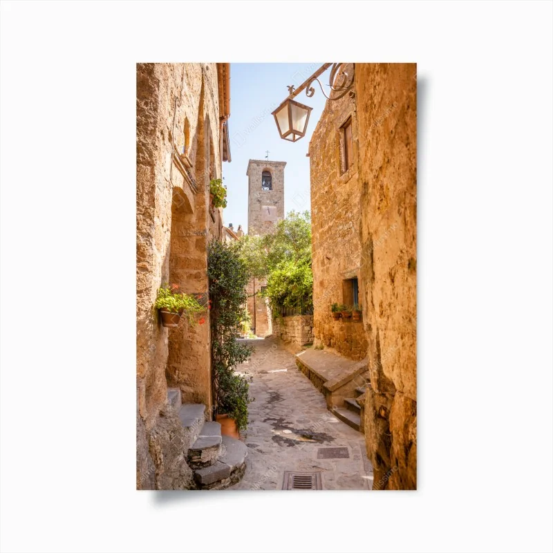 Poster erdige abstrakte blätter – Wallnifity®