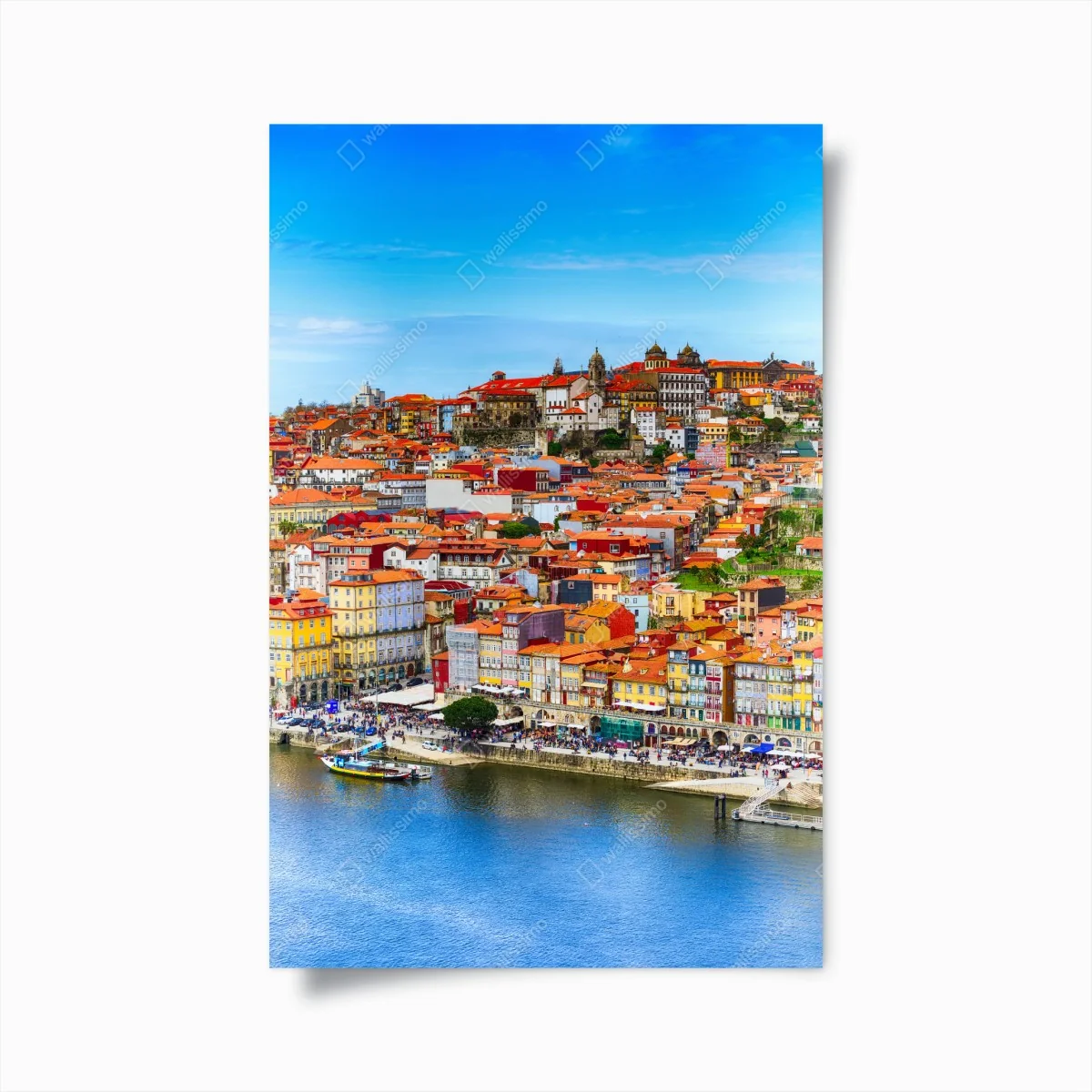 Poster Porto buntes uferpanorama – Wallnifity® Poster Porto buntes uferpanorama – Wallnifity®