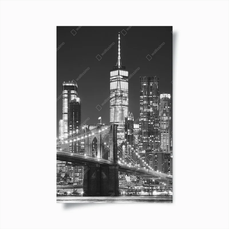 Poster zarter rosa eustoma-strauß – Wallnifity®