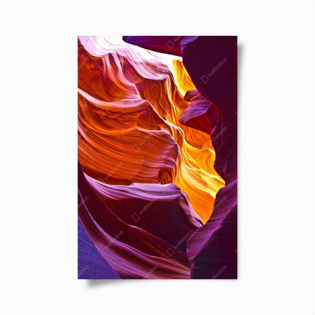 Poster sonnenbeschienener sandstein canyon – Wallnifity® Poster sonnenbeschienener sandstein canyon – Wallnifity®